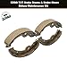CLUBRALLY Golf Cart Deluxe Brake Drums & Brake Shoes Maintenance Kit, EZGO TXT Brake Kit for 1996-2008 TXT Electric Golf Cart, OEM# 19186-G1, 70794-G01