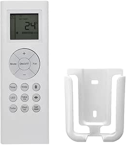 DCRL66 Télécommandes De Climatiseur Compatible Avec Johnson EAS-Electric MIDEA AC RG66A1/BGEF RG66A2/BGEF E-ADVANCED25 E-ADVANCED35 E-ADVANCED52 E-ADVANCED71 EADVA25NT EUM105V EFM125V JT71EX JCM52V