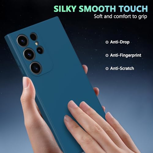 Image of for Samsung Galaxy S24 Ultra Case Dark Blue, Scratch Resistant with Soft Touch, Slim Thin Phone Cover for Samsung Galaxy S24 Ultra