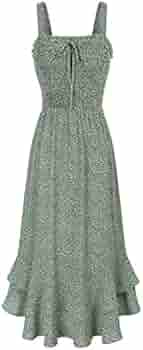 GRACE KARIN Zomerjurk voor dames, V-hals, korte mouwen, bloemenjurk, casual, strand, maxi-jurk, elegant, A-lijn, vrijetijdsjurk, vakantiejurk, bruiloft, roze bloem, M