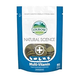 Oxbow Natural Science Multivitamin – Essential Vitamins & Omega 3 and 6 Fatty Acids for Small Animals, 4.2 oz.