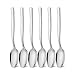 icxox Cuillères à Thé, Lot de 6 Pièces, 15,5cm, Acier INOX 18/10 (Argent)