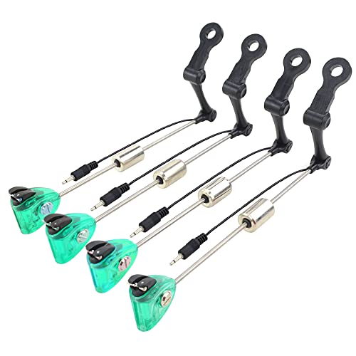 Hirisi Tackle 4 indicadores de mordida iluminados para pesca de carpa Cover