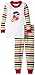Sara's Prints Girls' Long John Pajamas