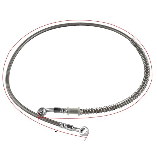 Tuyau d'huile de frein M10 moto tressé inox 100cm pour éliminer le levier mou