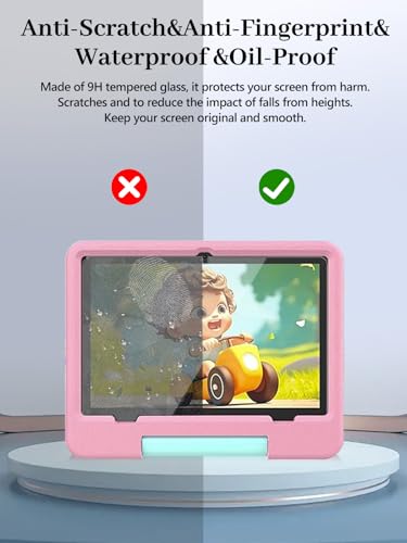 Protector de pantalla vidrio templado 2-Pack para IWEGGO 10.1" miniatura 4