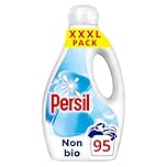 Persil Non Bio Laundry Washing Liquid Detergent outstanding stain removal in quick & cold washes tough on stains, gentle next to sensitive skin 95 washes (2.565 L)