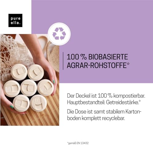 Pure Ella WECHSELJAHRE - Vitalstoffkomplex für Frauen bei Symptomen der Wechseljahre - Enthält Nachtkerzenöl, Yamswurzel und Mönchspfeffer - Natürlich, Hormonfrei, Vegan - 60 Menopause Kapseln