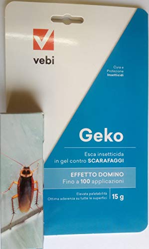 Vebi Geko Esca insetticida in Gel Contro Gli Scarafaggi da 15 gr