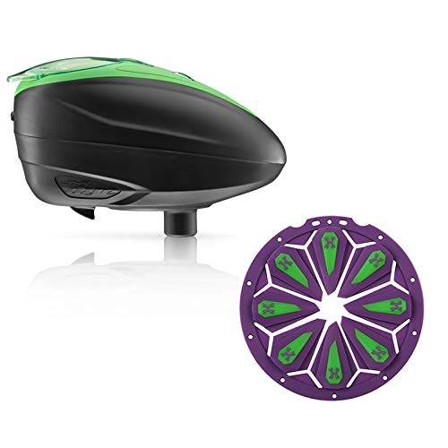 Electronic Paintball Loader - Lime with HK Army Epic Speed Feed (Lime with Neon Epic Speed Feed) Y