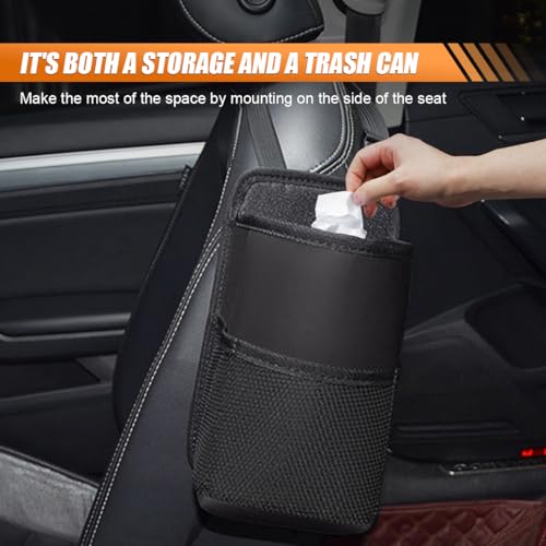 Portavasos colgante para asiento de carro 2 piezas negro miniatura 5