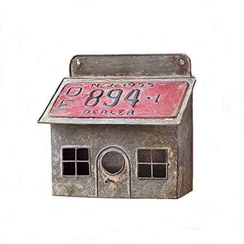 Colonial Tin Works 770137 Saltbox House Metal Bird House cover