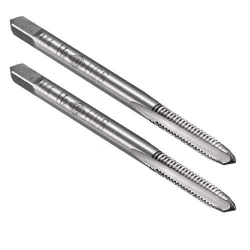 uxcell Metric Machine Tap M4 x 0.7mm H2 High Speed Steel 3 Flutes Screw Tapping Threading Machinist Repair DIY Tool 2pcs