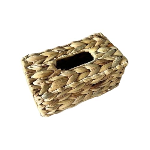 Porte-serviettes naturel en paille tissée main, finition de style 2