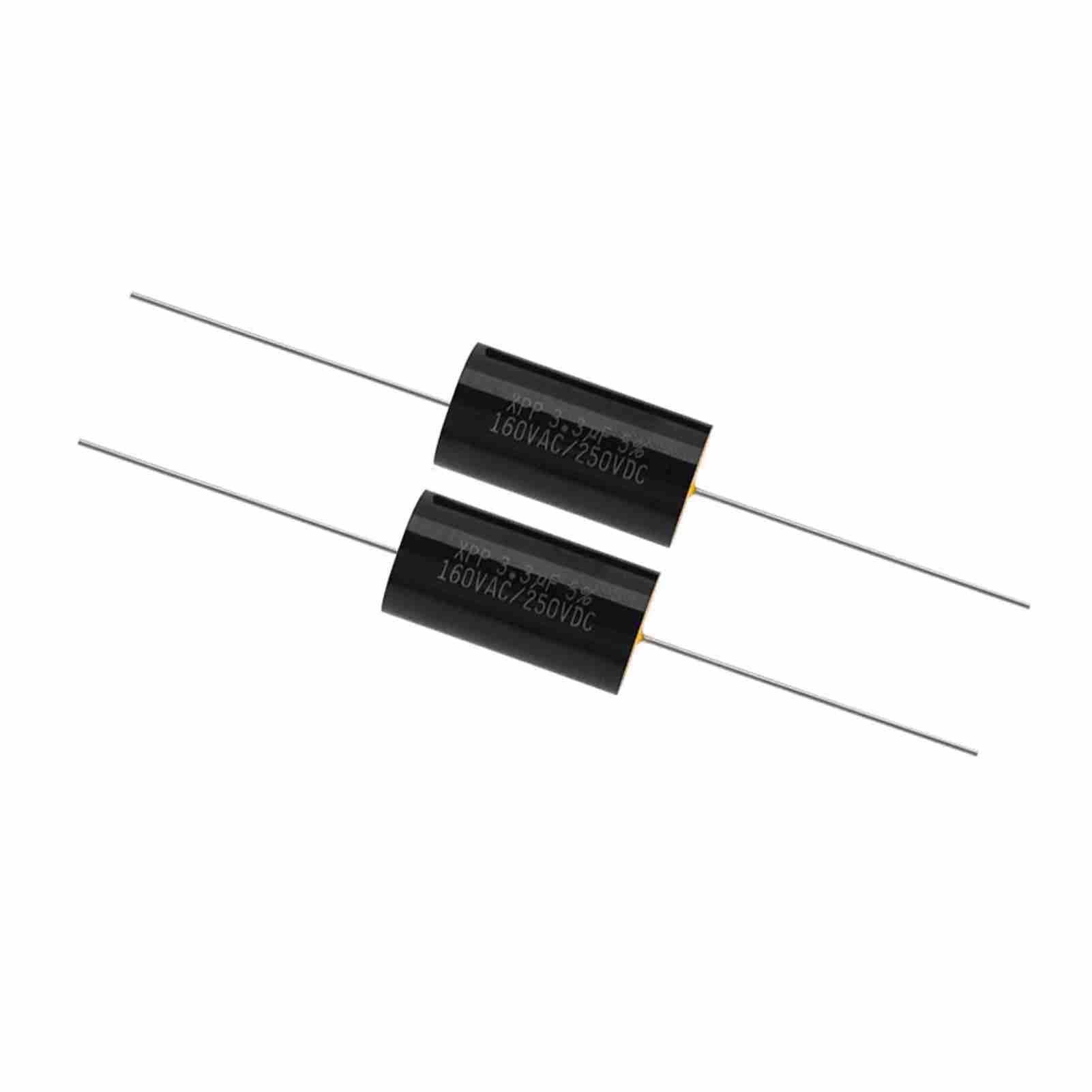 Topiky Distributore di frequenza Filtro Crossover Crossover Altoparlante Hi-Fi capacità condensatore 2PCS(3.3uF)