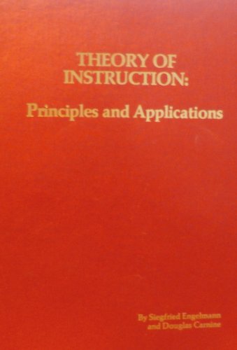 Theory of Instruction: Principles and Applications 0829009779 Book Cover