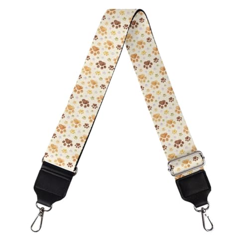 Image of Adjustable Purse Strap Replacement, Wide Shoulder Canvas Bag Strap, Crossbody Handbag Strap