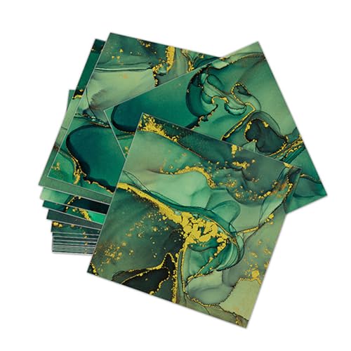 Cammeciso Baldosas Adhesivas Pared,Paneles De Pared con DiseñO De MáRmol,Azulejos Adhesivos Cocina,Revestimiento Pared PVC,Lustroso,Moderno,para Paneles Decorativos para Pared