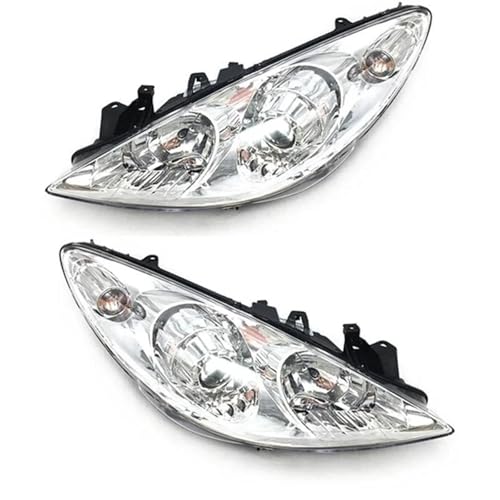 Lentilles pour phares avants jaunes ou ternes solution de rechange pour Peugeot 307