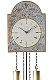 schilderuhren furtwangen 8-Tage Kettenzugwerk Helmut Mayr Handbemalte Schilderuhr mit Metallschild WU 1160 SB/GD