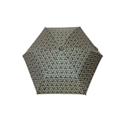 Parapluie pliable Radley Geo Dog vert compact ultra résistant au vent
