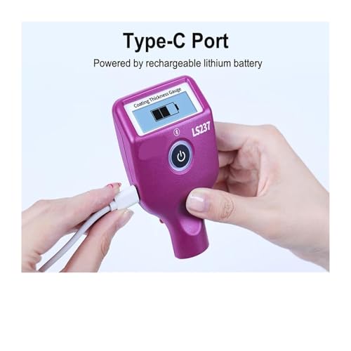 Medidor de espesor de pintura, calibrador digital profesional para automóviles, dispositivo de inspección para recubrimientos miniatura 5