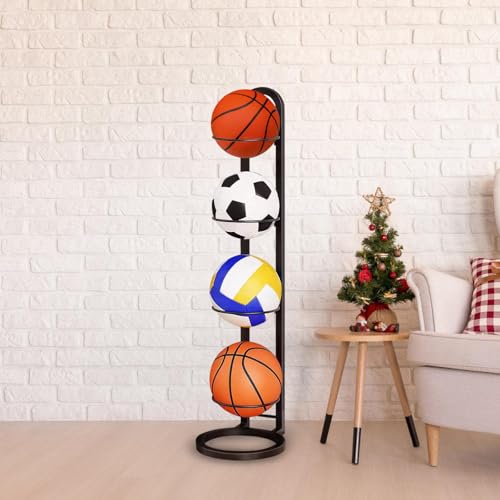 Étagère verticale pour football et ballons : fini le désordre au sol - 6