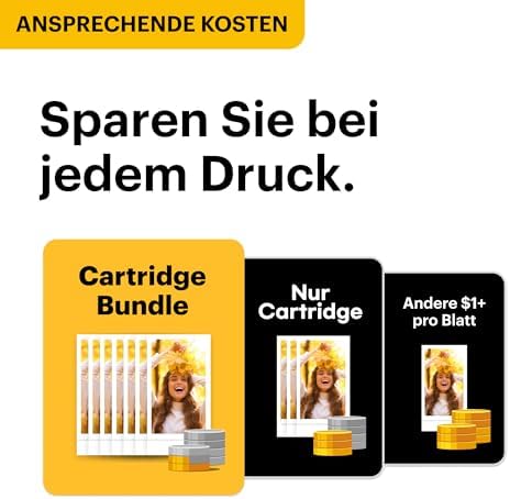 Bild 1 - KODAK Mini 2 Retro 4PASS Mobiler Fotodrucker (5,3x8,6cm)- Paket met 38 Blatts, Weiß
