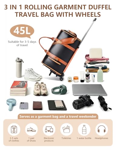 BSAKG 3-in-1 Convertible Duffle Bag