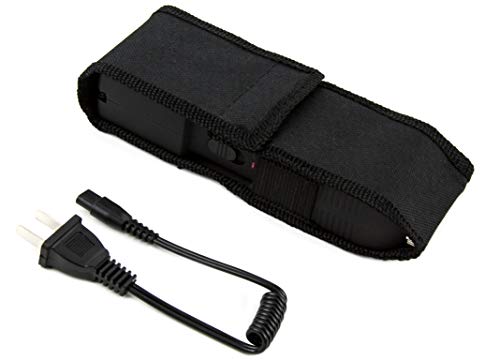 Police Tw12 - 58 Bilion Heavy Duty Stun Gun - Rechargeable With Siren Alarm Led Flashlight #TOP6