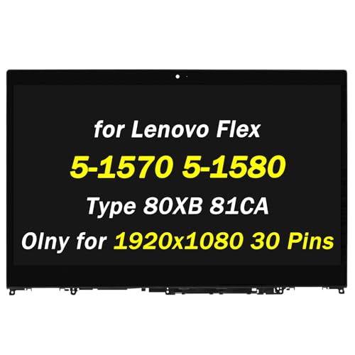 for Lenovo Flex 5-1570 5-1580 Touch Screen Replacement Assembly Display