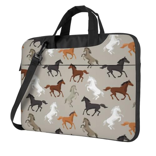 Bolsa para laptop versátil estampada ideal para ir a la oficina o campus de estudio