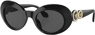 Versace Kids VK 4428U GB1/87 Black Plastic Butterfly Sunglasses Grey Lens
