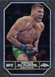 2024 Topps Chrome UFC #62 Dricus Du Plessis Official MMA Base Trading Card