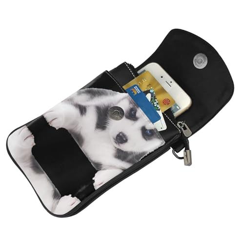 Sac à rabat en microfibre PU étanche et résistant pour smartphone - 5
