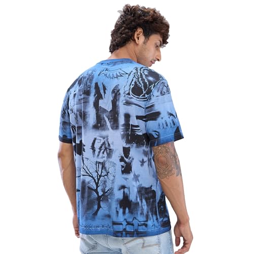 Image of Spykar Men's Slim Fit Henley Neck Full Sleeve Solid Casual T-Shirt