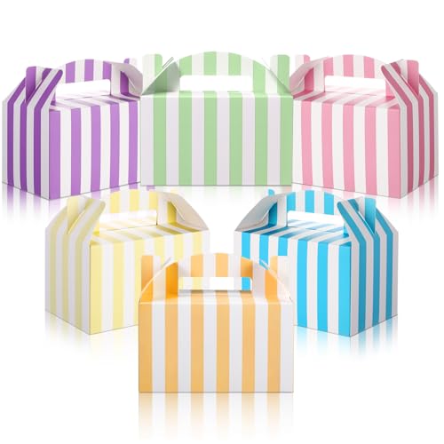 Boîtes à friandises arc-en-ciel pastel Skyygemm pour célébrer des instants magiques en fête