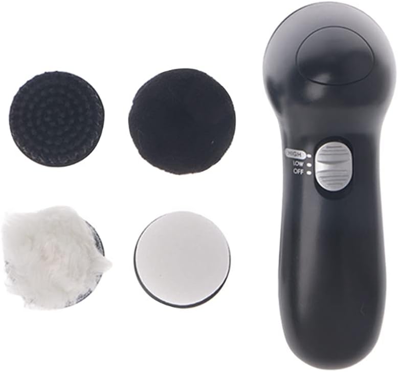 Portable Handheld Automatic Electric Shoe Brush Shine Polisher 5AA Battery Power Supply Leather Care Device