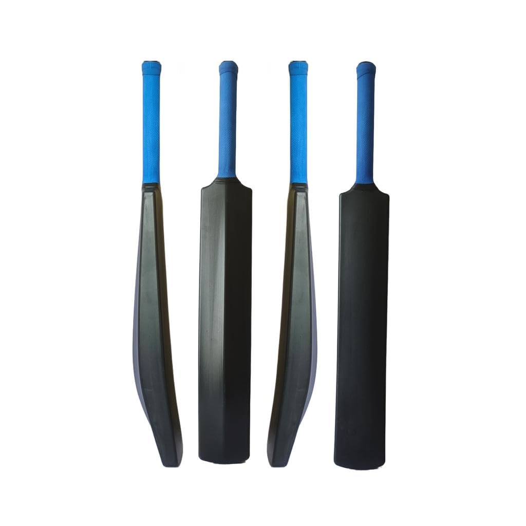 Spokid Pack of 1 PVC Plastic Cricket Bat Black (Full Size) for All Ages Play with Tennis and Wind Ball T20 (B0CJ3DXNDY) Amazon Price History, Amazon Price Tracker