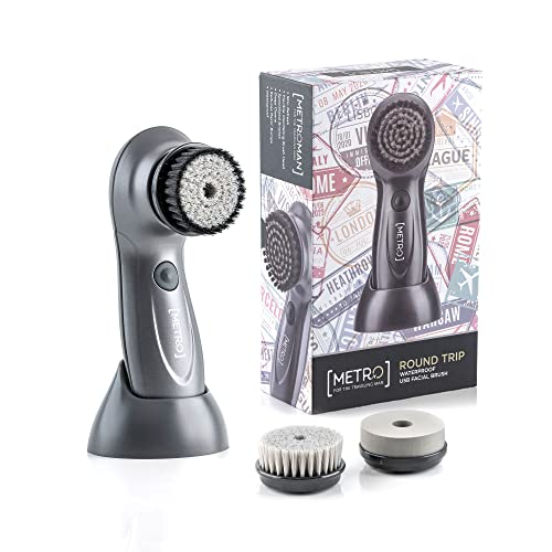 MetroMan Round Tip Facial Cleansing Brush - Waterproof USB Exfoliator