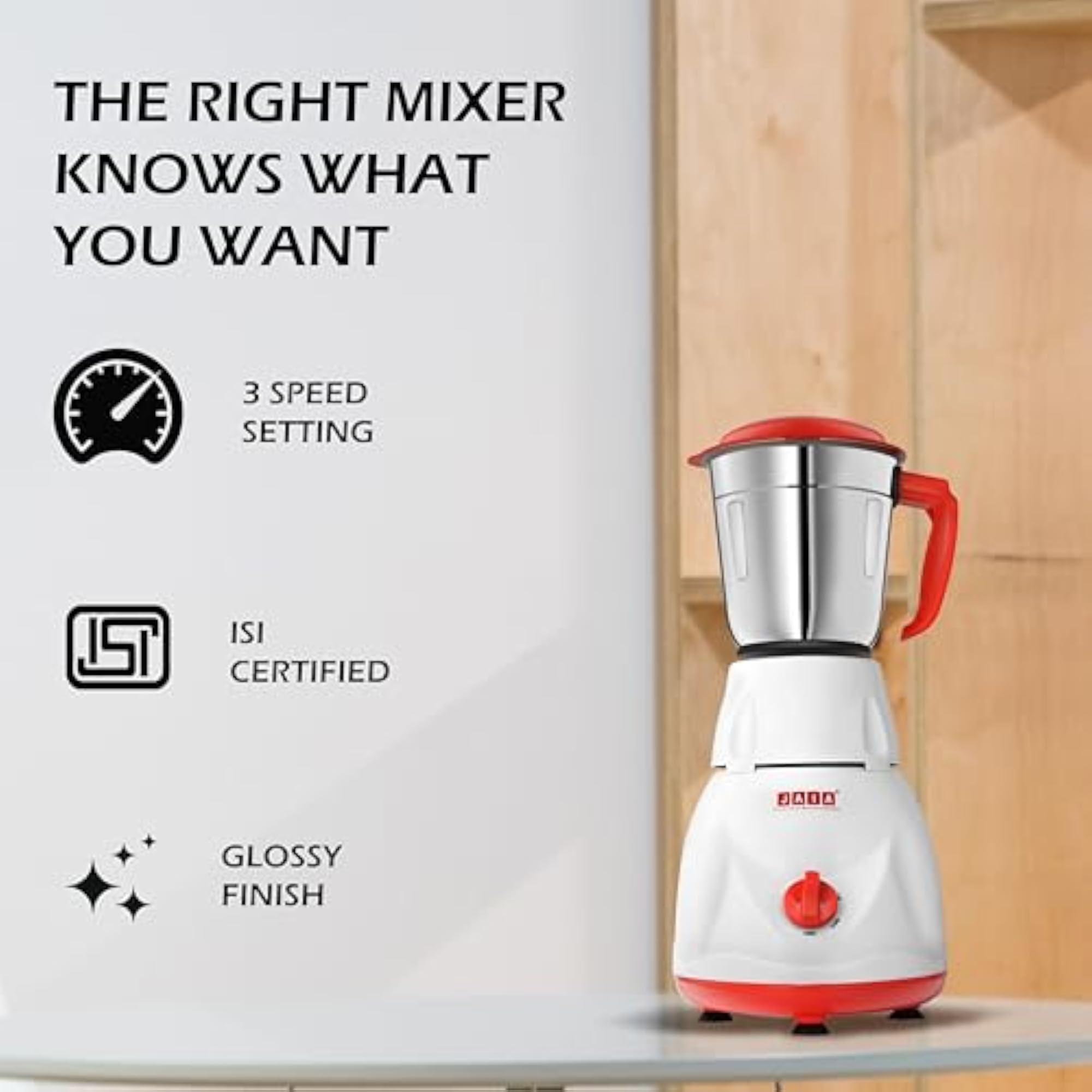 Fusion 550 Watt Mixer Grinder Hybrid Copper Motor