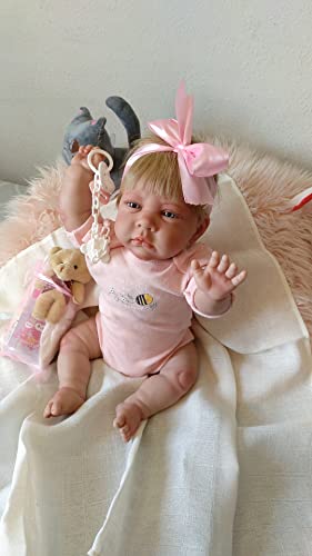 MIS MUÑECAS REBORNS Baby Reborn Dunia, spanische Hersteller mit über 10 Jahren, speziell für Mädchen, Exklusive Modelle, Silikon-Vinyl, sehr echt.