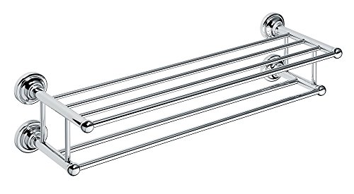 Étagère double trapèze BEMETA chrome pour optimiser le manque de rangement - 2