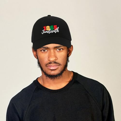 Gorra Trucker Negra Juneteenth para Hombre y Mujer miniatura 6
