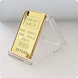 Gefälschter Goldbarren. Ein wunderbares Geschenk an Familien oder Freunde.