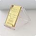 Produktbild XININ Replica 24ct vergoldet Geschichteten Goldbarren Schweiz Credit Bullion Bar Modern Art Gedenkmünzensammlung