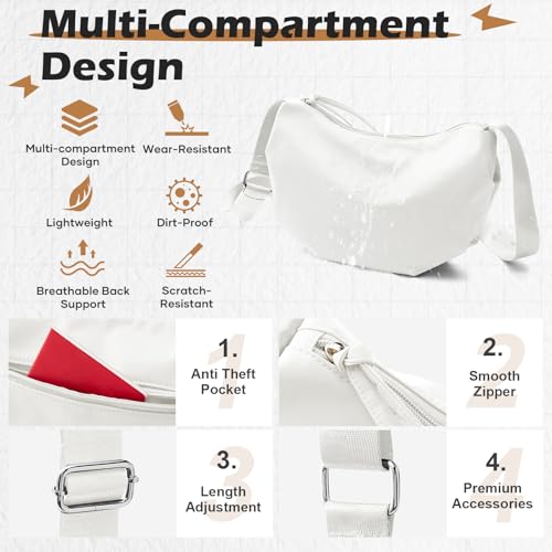 Image of SEAFEW Mini Crossbody Bag Shoulder Bag for Men, Small Messenger Satchel Bag for Women