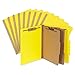 10 Yellow Classification Folders, 2 Divider, 2 Inch Tyvek Expansions, Durable 2 Prongs Designed to Organize Standard Medical Files, Law Client Files, Office Reports, Letter Size, Yellow, 10 Pack