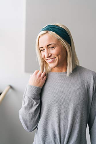 Image of Maven Thread Wide Workout Headbands for Women - Non-Slip Sweatbands for Gym, Running & Yoga