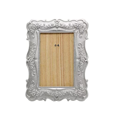 AMLESO Alloy Wall Mural Frame Simulation Decoration for Window Display Furnishings , White